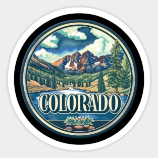 Colorado State USA Design Sticker